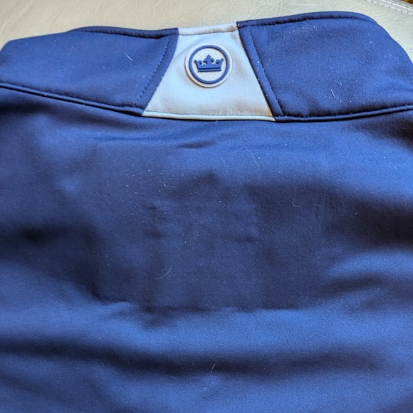 Peter Millar Gale Force Stretch Softshell Vest NWOT Extra Large Navy/Grey - Picture 5 of 7